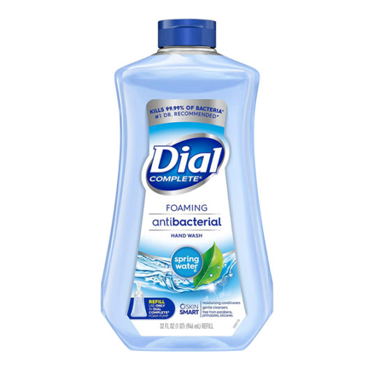 Dial Complete 32-oz. antibacterial foaming hand soap refill for $4