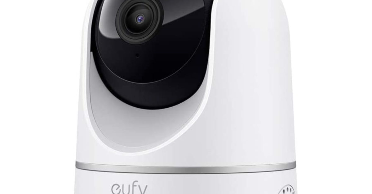 Eufy plug-in indoor security camera with voice assistant and motion tracking for $34