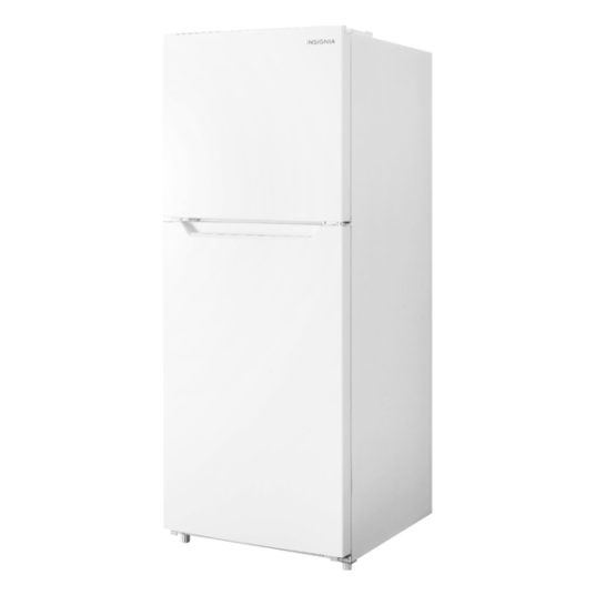 Insignia 10-cu ft. top freezer refrigerator with reversible door for $350