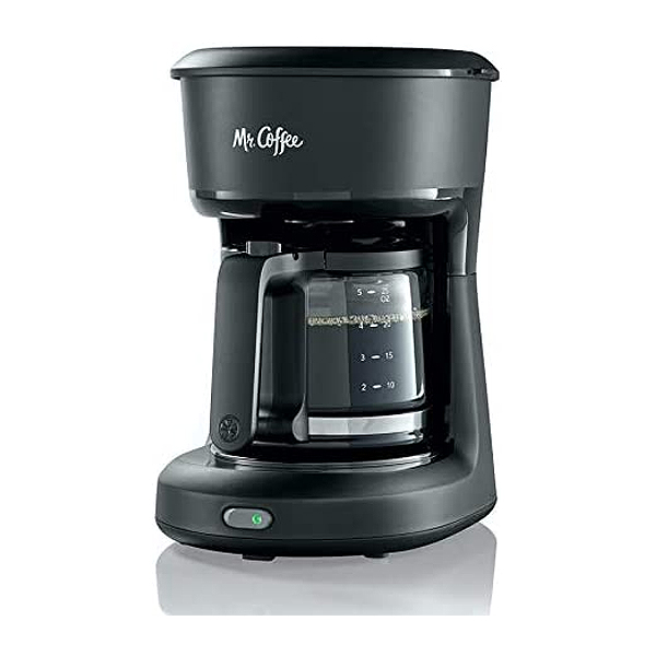 Mr. Coffee 5-cup Mini Brew switch coffee maker for $15