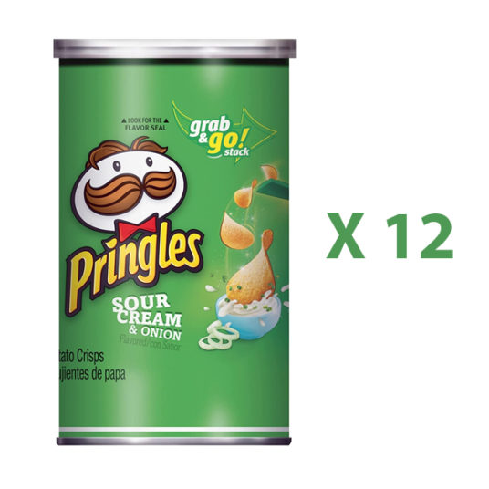 12-pack Sour Cream & Onion Pringles for $8