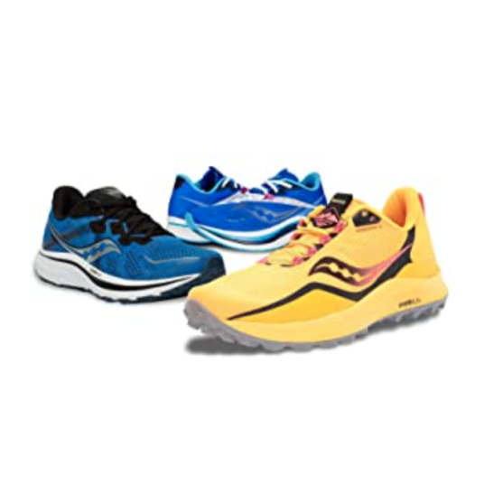 Saucony running shoes from $55 at Woot