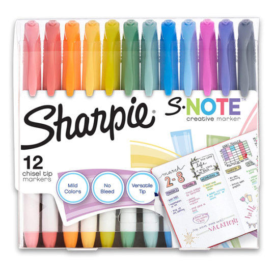 12-count Sharpie S-Note creative markers for $5