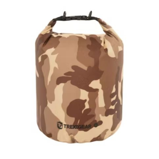 Trail Gear heavy-duty camouflaged dry bags for $7