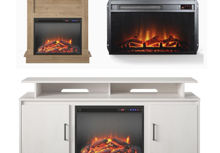 Today only: Up to 25% off Ameriwood Home electric fireplaces