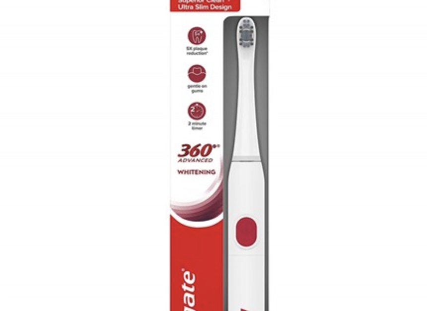 4-pack of Colgate 360 advanced whitening electric toothbrushes for $14