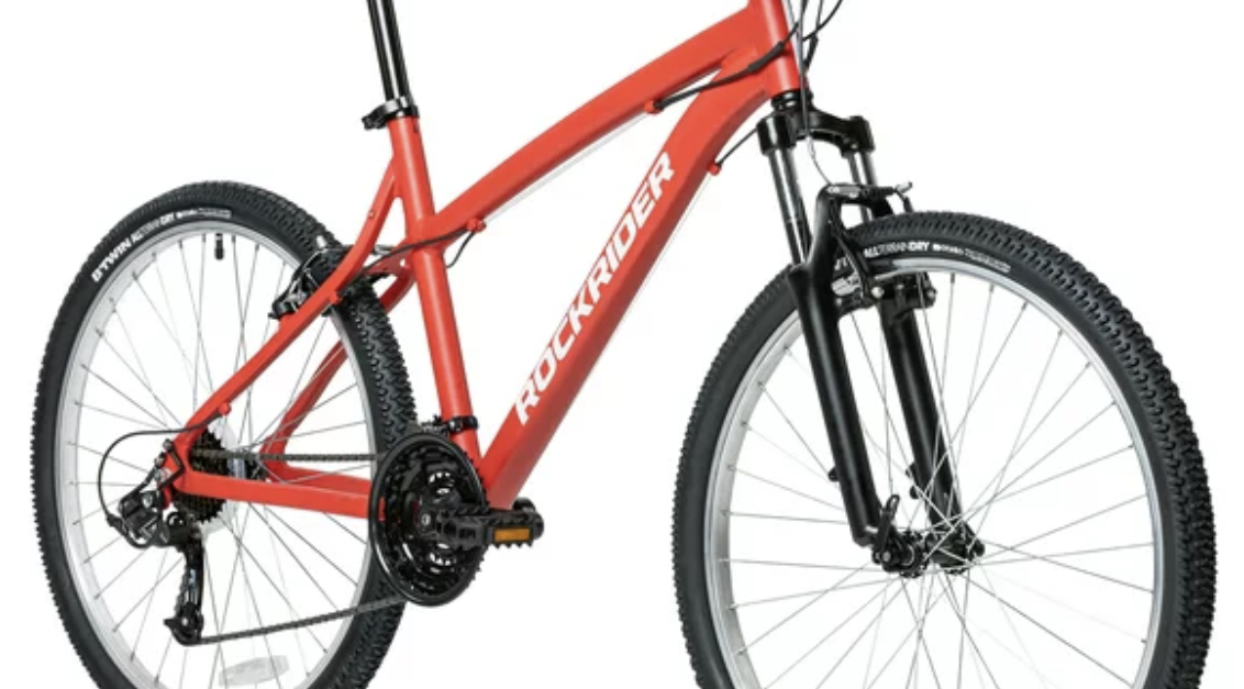 Decathlon Rockrider ST50 26″ 21 speed aluminum mountain bike 26″ for $84