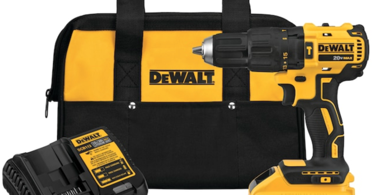 Dewalt  1/2-in 20-volt max-amp variable speed brushless cordless hammer drill for $129