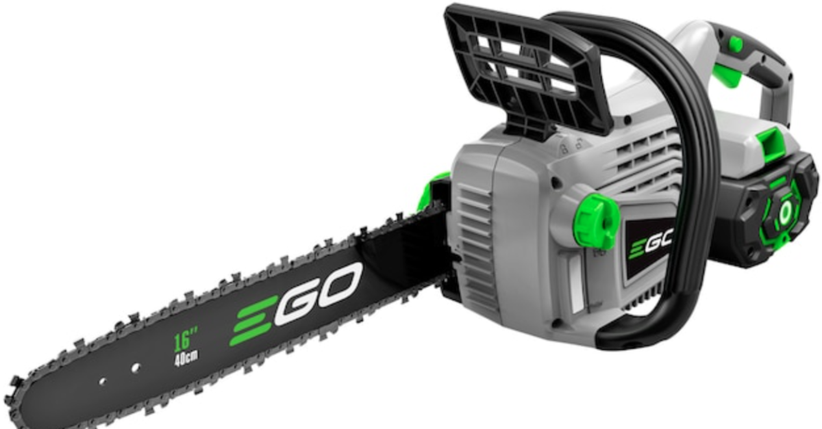 Ego Power+ 56-volt 16-in cordless electric chainsaw 5 Ah for $249