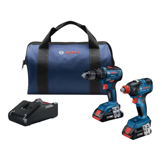 Today only: Bosch 2-tool 18-volt brushless power tool combo kit with soft case for $199