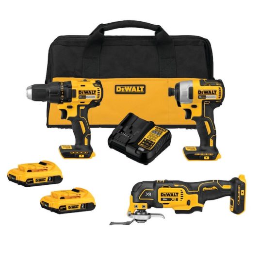 Today only: Dewalt 3-tool 20-volt max brushless power tool combo kit for $259