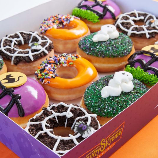 Get a FREE Krispy Kreme doughnut in costume today!