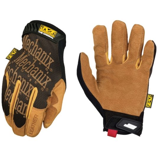 Mechanix Wear men’s durahide leather construction gloves for $12