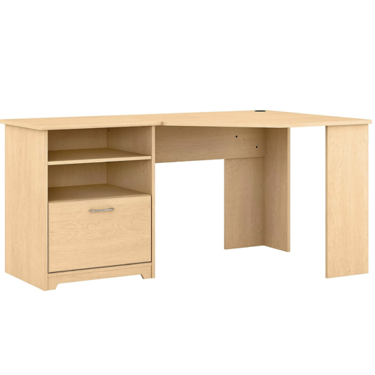 Bush Furniture Cabot corner desk with storage for $94