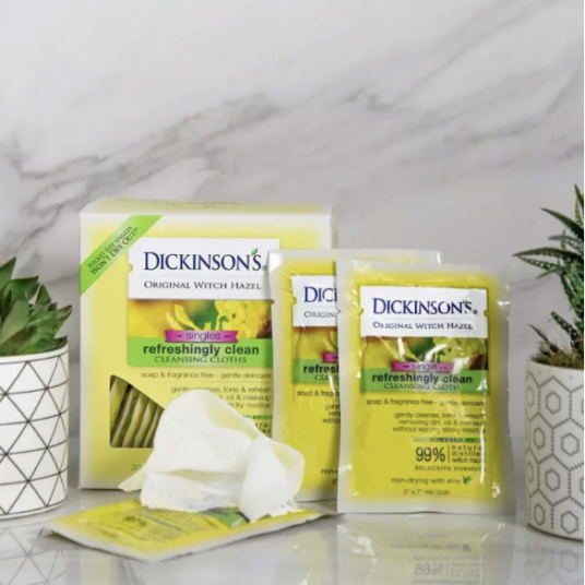 Get a FREE sample of Dickinson’s witch hazel products