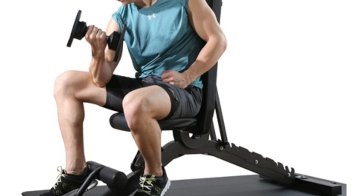 Today only: Finer Form semi-commercial adjustable FID weight bench for $100