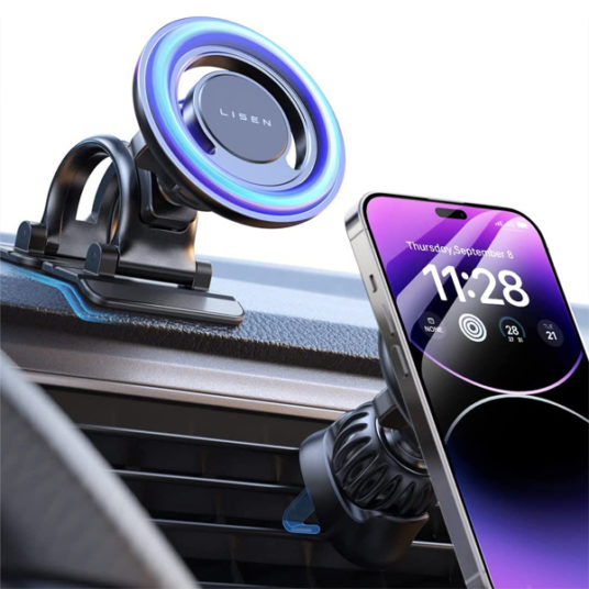 Lisen iPhone 4-in-1 MagSafe car mount for $14