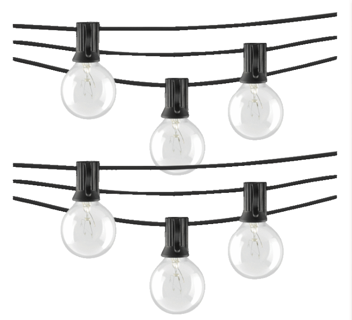 Today only: 2-pack of 100-foot weatherproof indoor/outdoor string lights for $45
