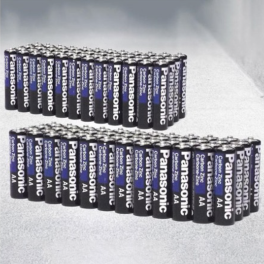Today only: 192 AA or AAA Super Heavy Duty Panasonic batteries for $43