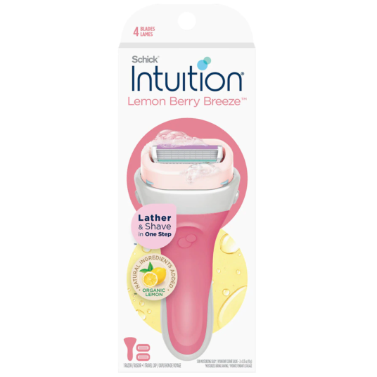 Today only: Schick Intuition Lemon Berry Breeze Razor with 2 refills for $6