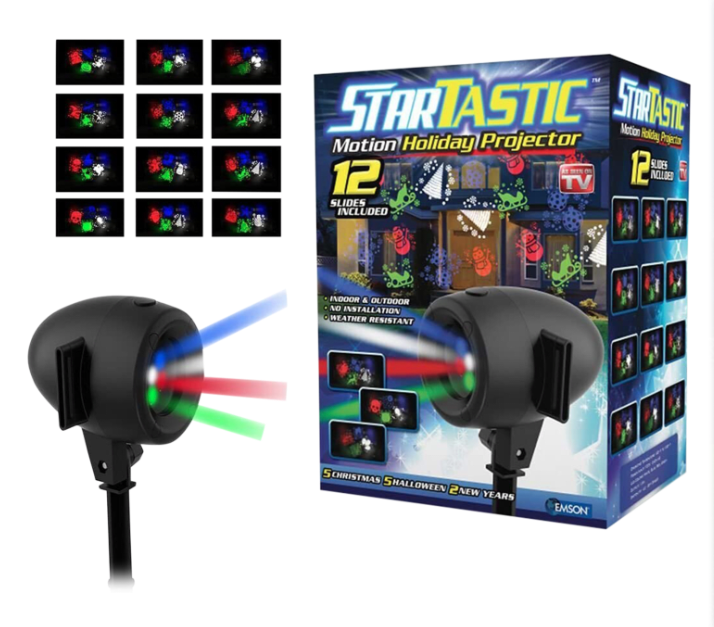 Today only: StarTastic holiday laser projector with 12 holiday slides for $29 shipped