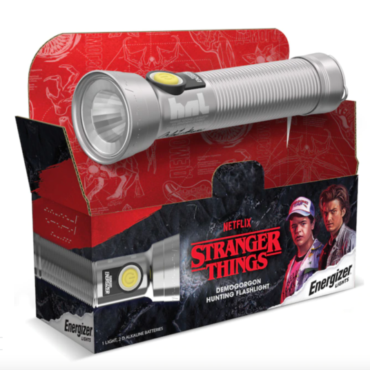 Stranger Things Demogorgon Hunting LED flashlight for $10