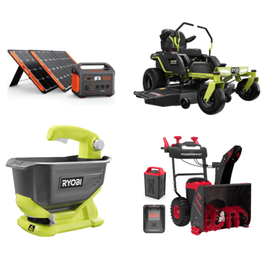 Today only: Outdoor power equipment and more from $50