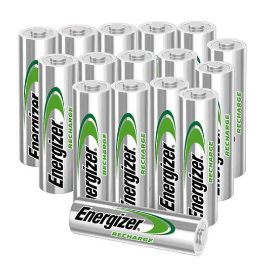 Costco members: 16-pack Energizer rechargeable 2300 mAH AA batteries for $20