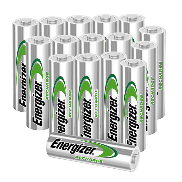 Costco members: 16-pack Energizer rechargeable 2300 mAH AA batteries for $20