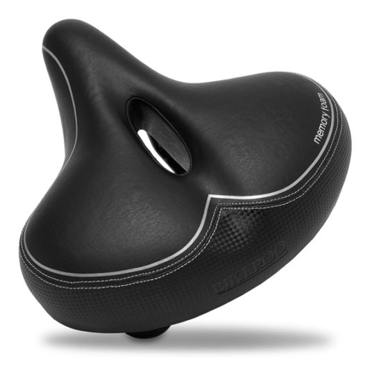 Bikeroo 9.5″ memory foam bike seat for $13