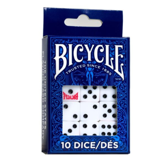 10-count Bicycle Dice for less than $2