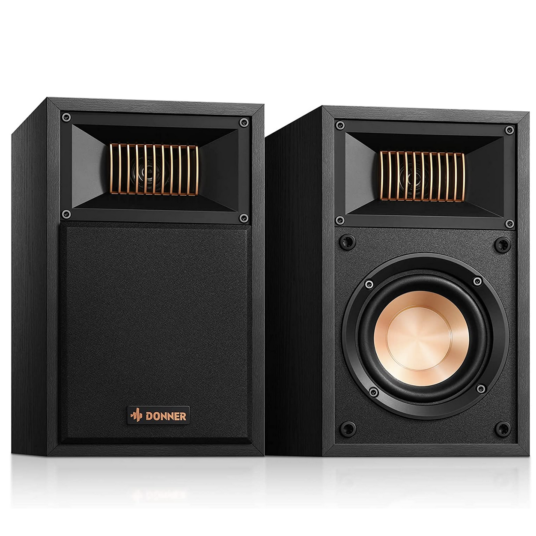 Prime members: Donner passive bookshelf 2-way stereo speakers for $40