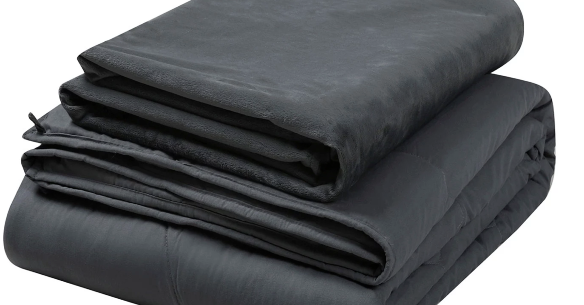 Laurel Park oversized weighted blanket for $26, free shipping