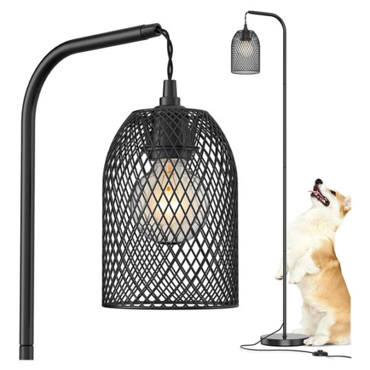 Anten 63″ modern industrial floor lamp with foot switch for $30
