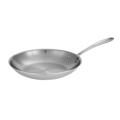 Tramontina 12-inch Tri-Ply clad stainless steel fry pan for $18