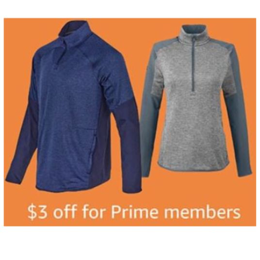 Prime members: Under Armour 1/4 zips and 1/2 zips from $17