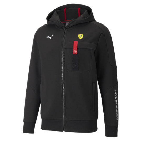 Puma men’s Scuderia Ferrari race hooded sweat jacket for $42
