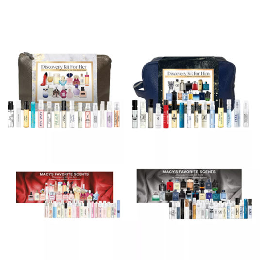 16 or 20-piece perfume sampler sets for $21