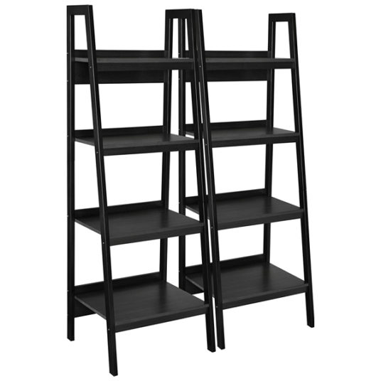Ameriwood Home Lawrence 4-shelf ladder bookcase for $62