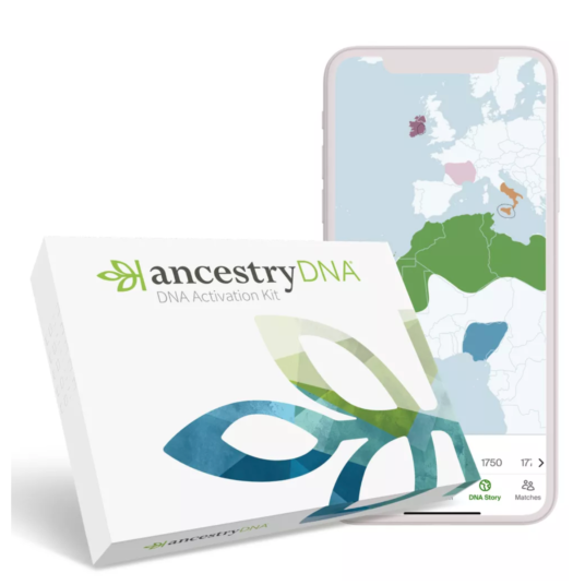 Today only: AncestryDNA Genetic Ethnicity Test for $48