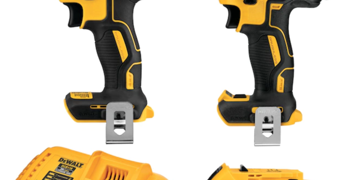 Today only: Dewalt XR 2-tool 20-volt max brushless power tool combo kit for $299