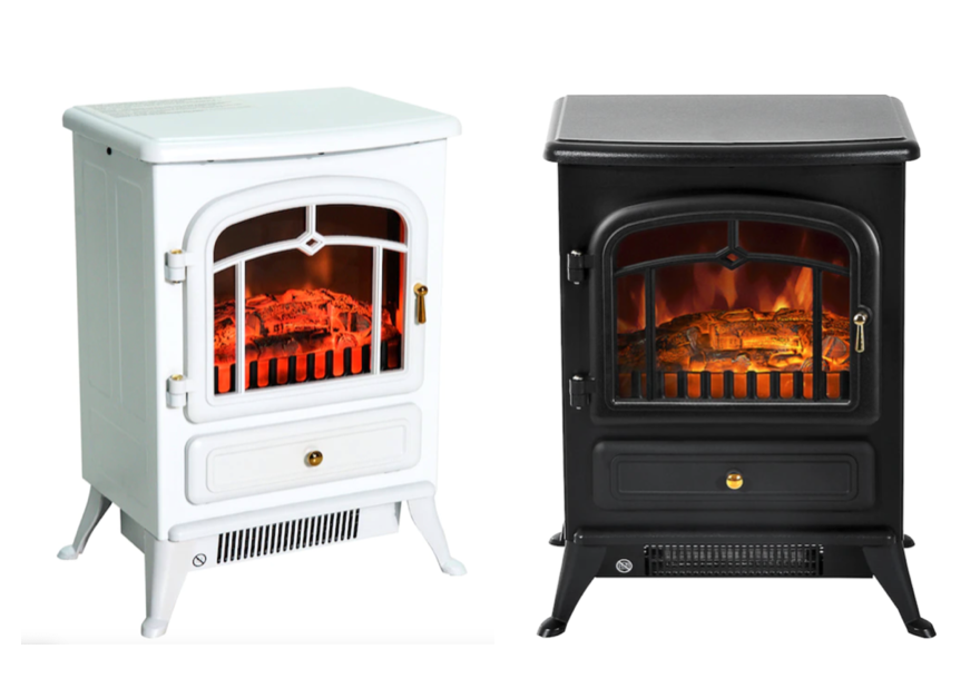 Today only: HomCom electric fireplaces for $90
