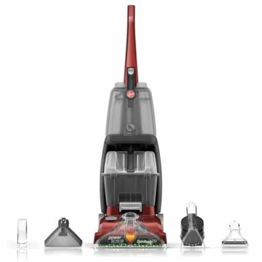 Hoover Power Scrub Deluxe upright carpet cleaner and shampooer for $182