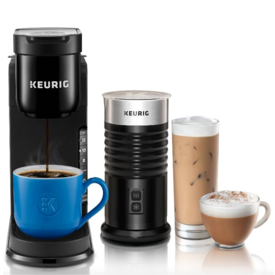 Today only: Keurig K-Express coffee maker with bonus Coffeehouse milk frother for $80