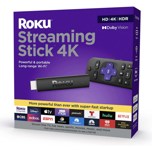 Roku Streaming Stick 4K streaming device for $33