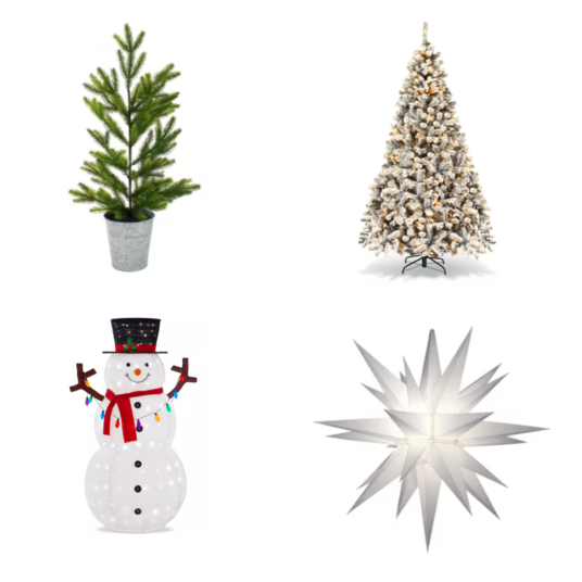 Save up to 50% on holiday decor at Target