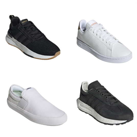 Adidas sneakers from $30, free shipping