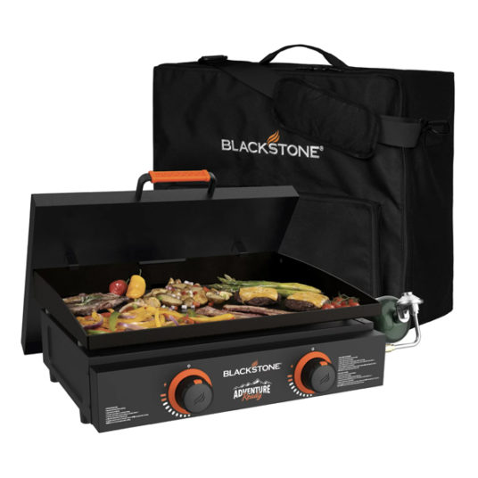 Blackstone Adventure Ready 22″ propane griddle gift bundle for $127