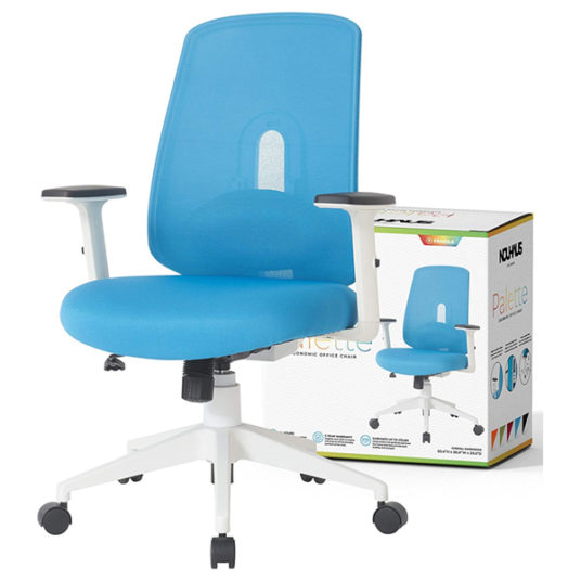 Nouhaus Just For Me ergonomic swivel office chair with lumbar support for $95