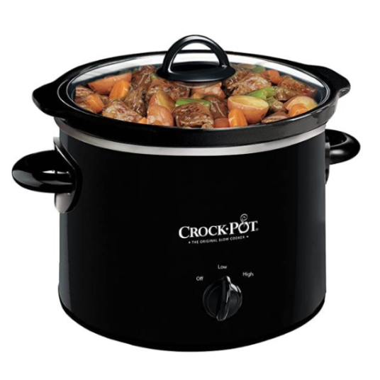 Crock-Pot 2-quart round manual slow cooker for $12